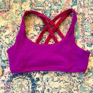 Kids Lululemon Ivivva sports bra reversible strappy - Depop